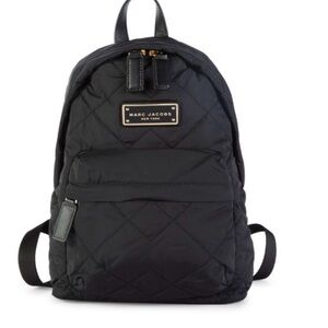 Marc Jacobs Quilted Black Backpack